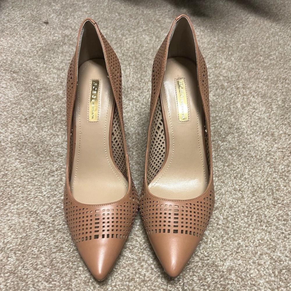 BCBG Leather Stilettos